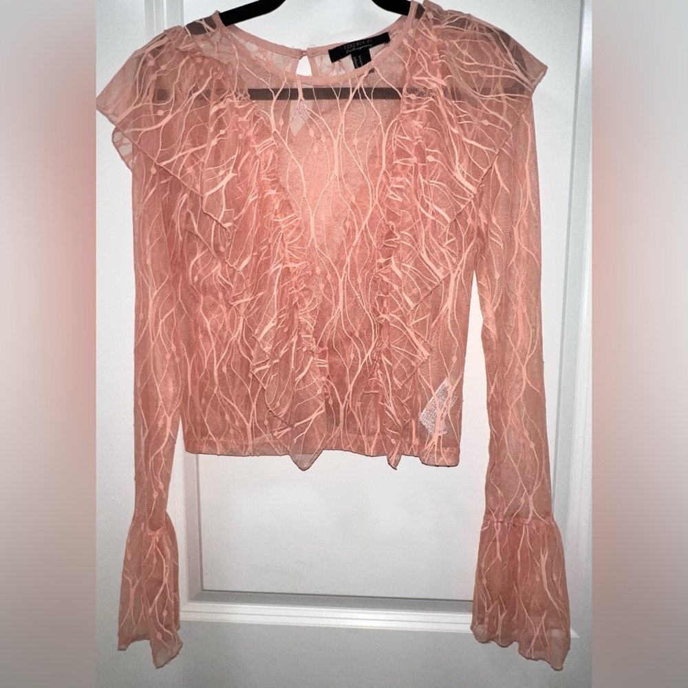 Forever 21 Sexy, Sheer, Lace Top